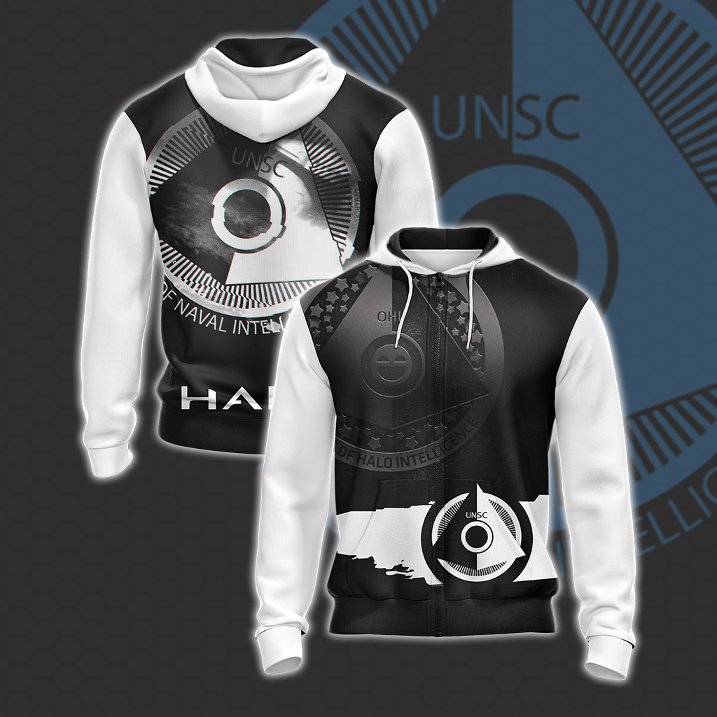 Halo - ONI Unisex 3D T-shirt Zip Hoodie XS
