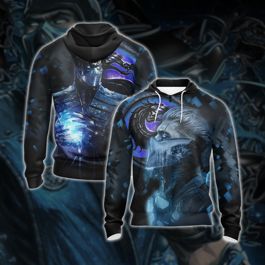 Mortal Kombat - Subzero Version 2020 Unisex 3D T-shirt Zip Hoodie XS