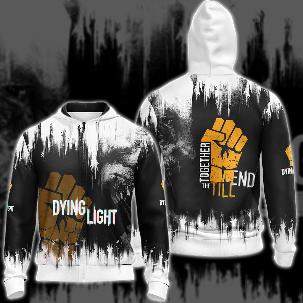 Dying Light All Over Print T-shirt Tank Top Zip Hoodie Pullover Hoodie Hawaiian Shirt Zip Hoodie S