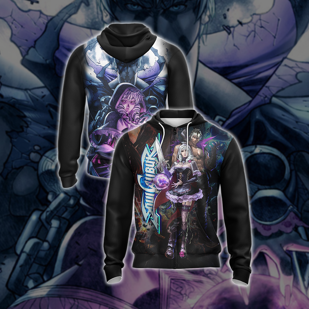 Soul Calibur New Version - Unisex 3D T-shirt Zip Hoodie XS