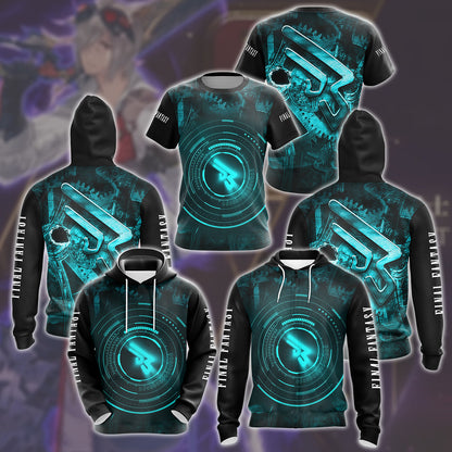 Final Fantasy Machinist Video Game All Over Printed T-shirt Tank Top Zip Hoodie Pullover Hoodie Hawaiian Shirt Beach Shorts Joggers