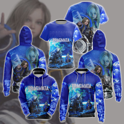 Pragmata Video Game All Over Printed T-shirt Tank Top Zip Hoodie Pullover Hoodie Hawaiian Shirt Beach Shorts Joggers