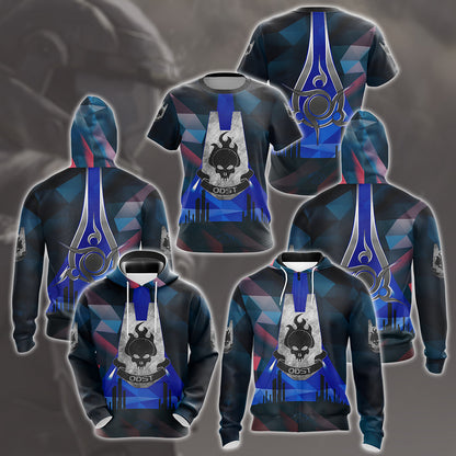 Halo ODST Video Game All Over Printed T-shirt Tank Top Zip Hoodie Pullover Hoodie Hawaiian Shirt Beach Shorts Joggers