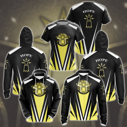 Digimon Crest Of Hope Video Game All Over Printed T-shirt Tank Top Zip Hoodie Pullover Hoodie Hawaiian Shirt Beach Shorts Joggers