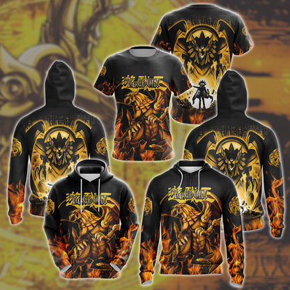 Yu-gi-oh! The Winged Dragon of Ra Video Game All Over Printed T-shirt Tank Top Zip Hoodie Pullover Hoodie Hawaiian Shirt Beach Shorts Joggers