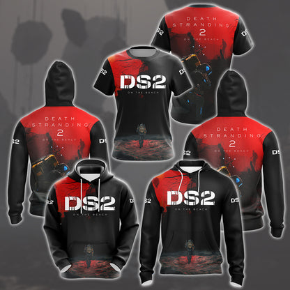 Death Stranding 2: On the Beach Video Game All Over Printed T-shirt Tank Top Zip Hoodie Pullover Hoodie Hawaiian Shirt Beach Shorts Joggers