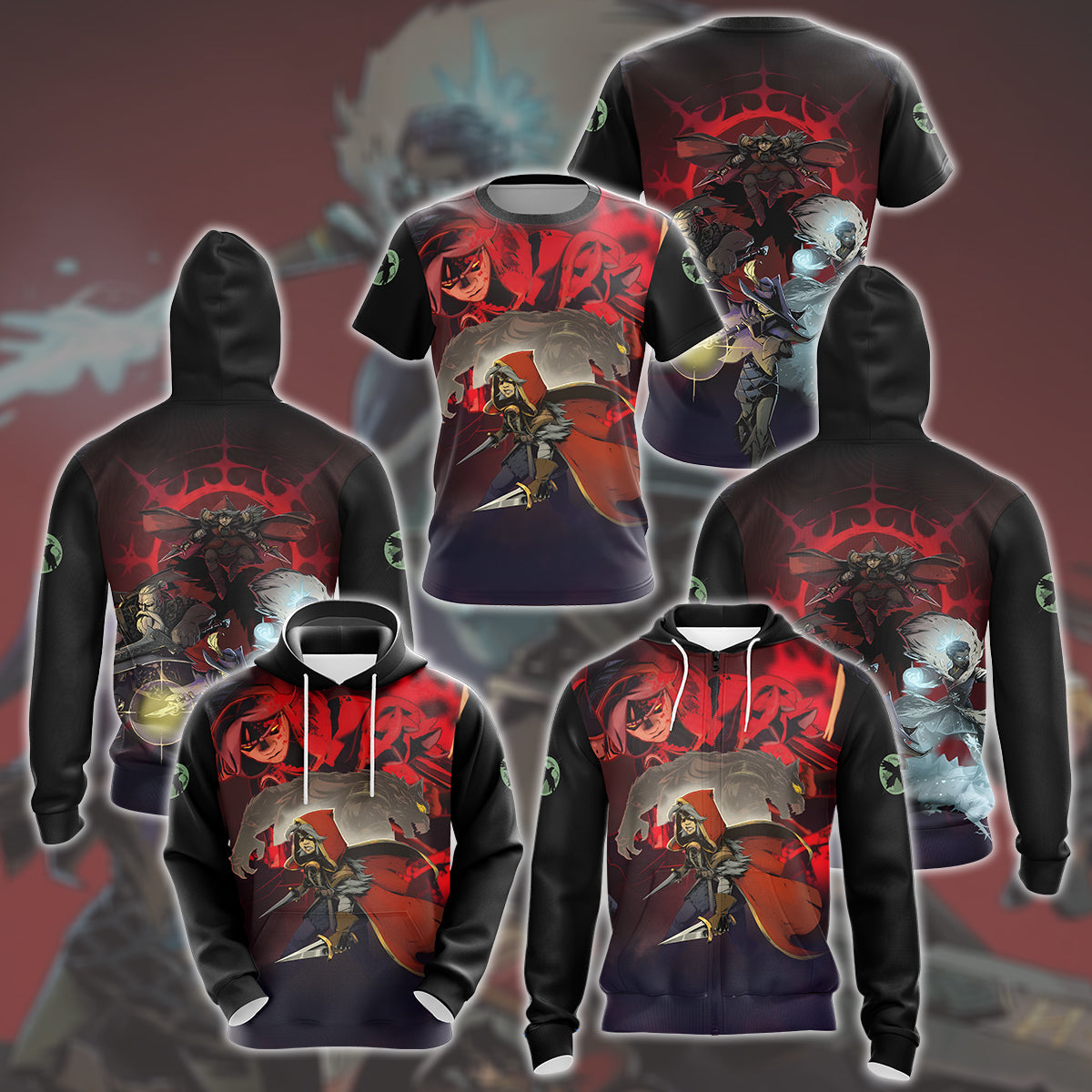 Ravenswatch Video Game All Over Printed T-shirt Tank Top Zip Hoodie Pullover Hoodie Hawaiian Shirt Beach Shorts Joggers