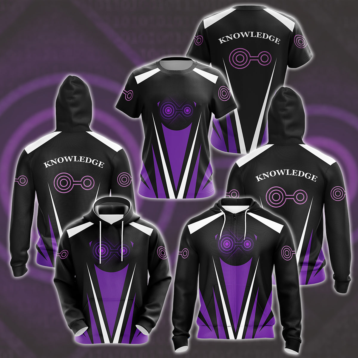 Digimon Crest Of Knowledge Video Game All Over Printed T-shirt Tank Top Zip Hoodie Pullover Hoodie Hawaiian Shirt Beach Shorts Joggers