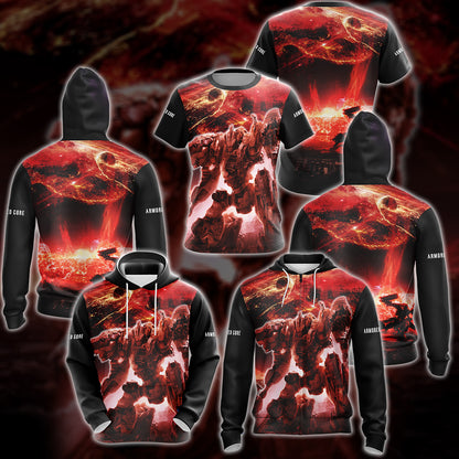 Armored Core Video Game All-Over T-shirt Hoodie Tank Top Hawaiian Shirt Beach Shorts Joggers