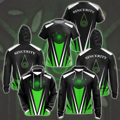 Digimon Crest Of Sincerity Video Game All Over Printed T-shirt Tank Top Zip Hoodie Pullover Hoodie Hawaiian Shirt Beach Shorts Joggers