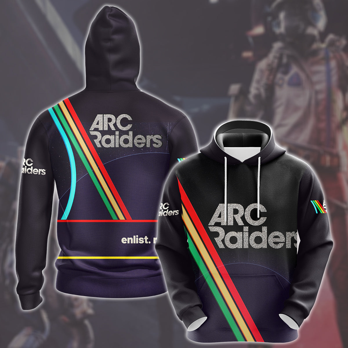 Arc Raiders Video Game All Over Printed T-shirt Tank Top Zip Hoodie Pullover Hoodie Hawaiian Shirt Beach Shorts Joggers Hoodie