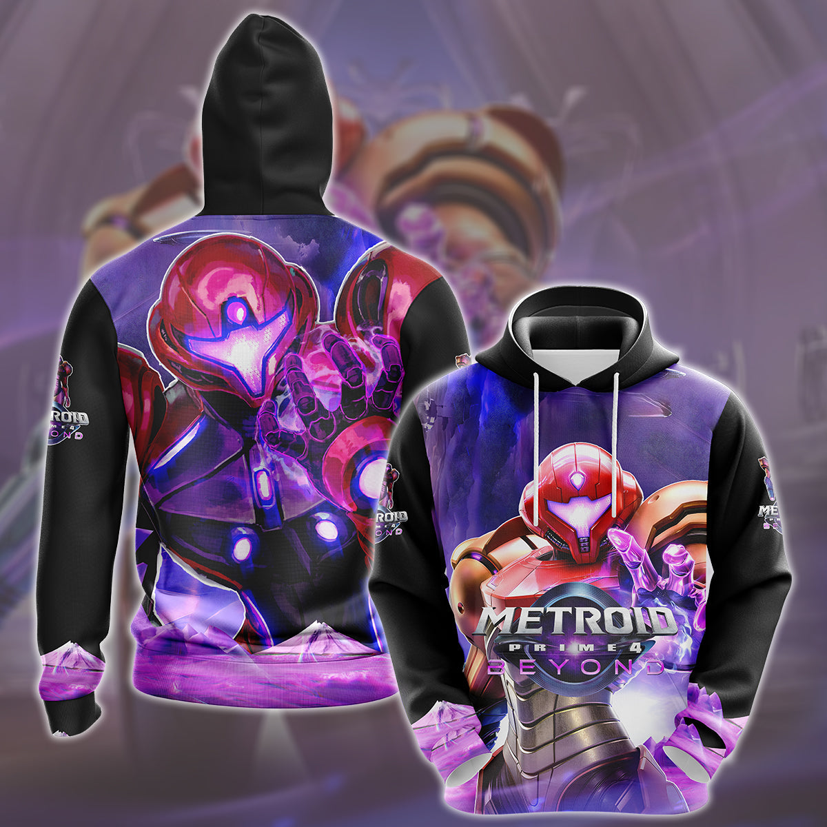 Metroid Prime 4: Beyond Video Game All Over Printed T-shirt Tank Top Zip Hoodie Pullover Hoodie Hawaiian Shirt Beach Shorts Joggers Hoodie