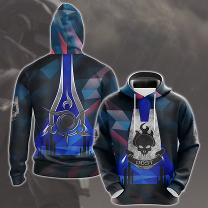 Halo ODST Video Game All Over Printed T-shirt Tank Top Zip Hoodie Pullover Hoodie Hawaiian Shirt Beach Shorts Joggers