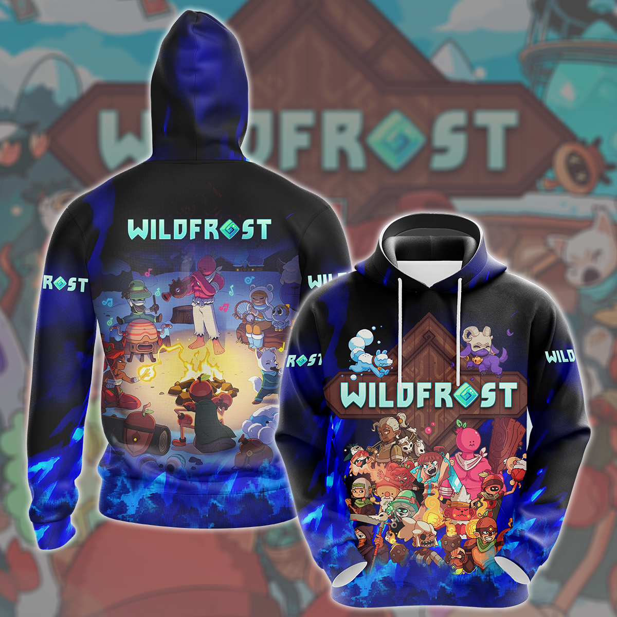 Wildfrost Video Game All Over Printed T-shirt Tank Top Zip Hoodie Pullover Hoodie Hawaiian Shirt Beach Shorts Joggers Hoodie S 