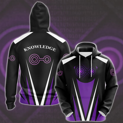 Digimon Crest Of Knowledge Video Game All Over Printed T-shirt Tank Top Zip Hoodie Pullover Hoodie Hawaiian Shirt Beach Shorts Joggers Hoodie S