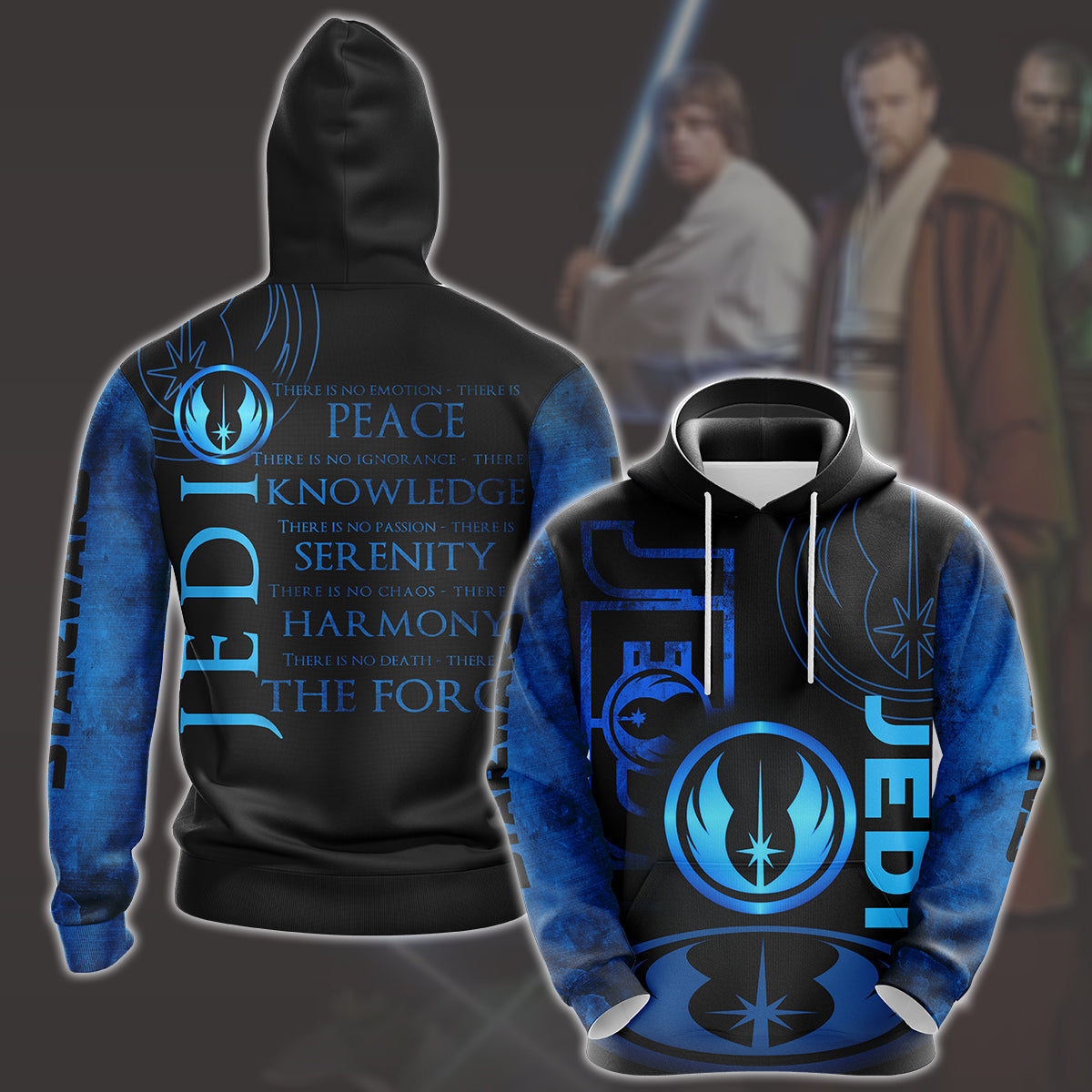 Star Wars The Jedi Code Video Game All Over Printed T-shirt Tank Top Zip Hoodie Pullover Hoodie Hawaiian Shirt Beach Shorts Joggers Hoodie