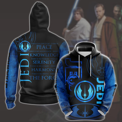 Star Wars The Jedi Code Video Game All Over Printed T-shirt Tank Top Zip Hoodie Pullover Hoodie Hawaiian Shirt Beach Shorts Joggers Hoodie