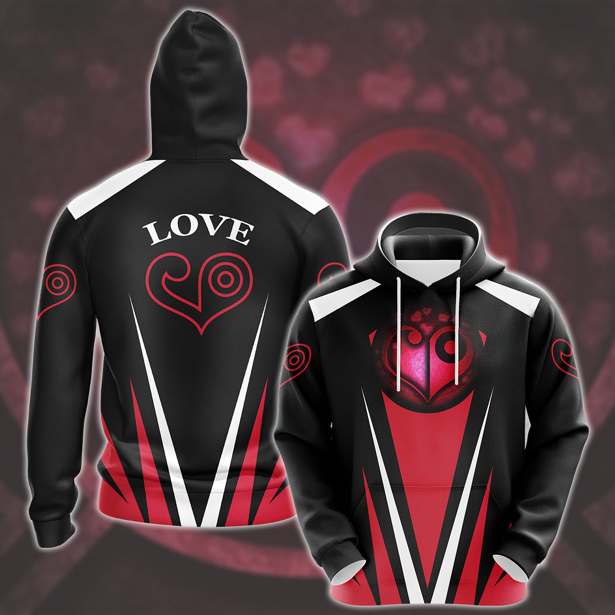 Digimon Crest Of Love Video Game All Over Printed T-shirt Tank Top Zip Hoodie Pullover Hoodie Hawaiian Shirt Beach Shorts Joggers Hoodie S