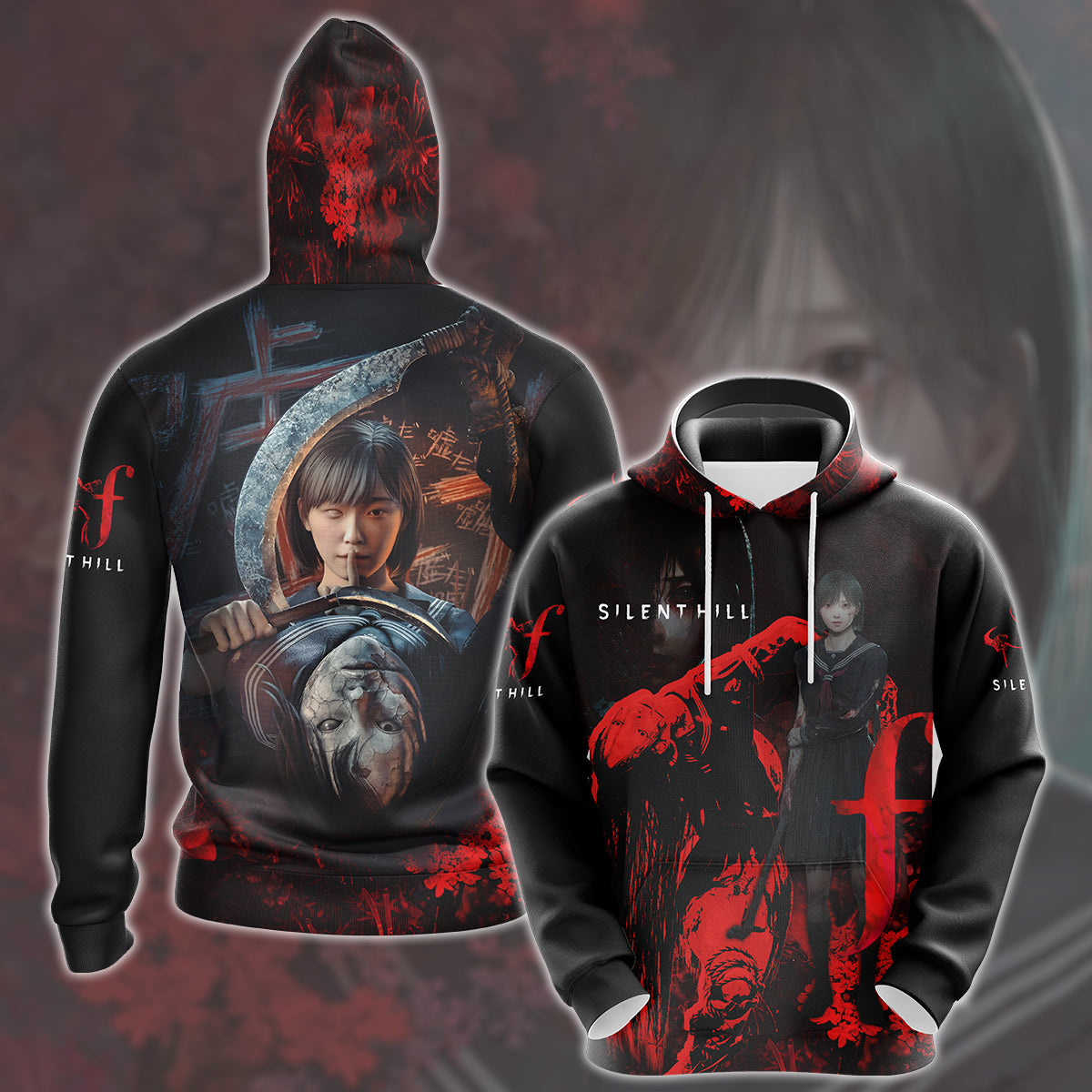Silent Hill F Video Game All Over Printed T-shirt Tank Top Zip Hoodie Pullover Hoodie Hawaiian Shirt Beach Shorts Joggers Hoodie
