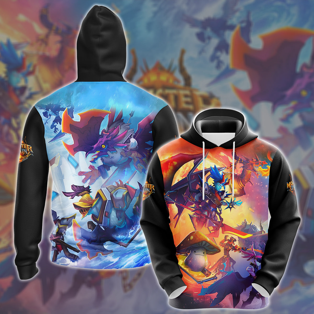 Monster Train 2 Video Game All Over Printed T-shirt Tank Top Zip Hoodie Pullover Hoodie Hawaiian Shirt Beach Shorts Joggers Hoodie S