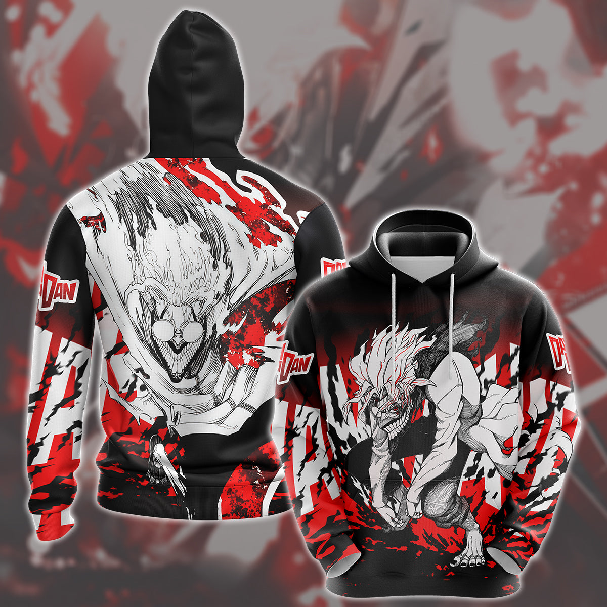 Dandadan Anime Manga All Over Printed T-shirt Tank Top Zip Hoodie Pullover Hoodie Hawaiian Shirt Beach Shorts Joggers Hoodie