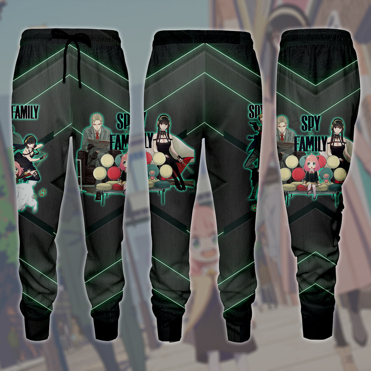 Spy x Family Anime Manga All Over Printed T-shirt Tank Top Zip Hoodie Pullover Hoodie Hawaiian Shirt Beach Shorts Joggers Joggers