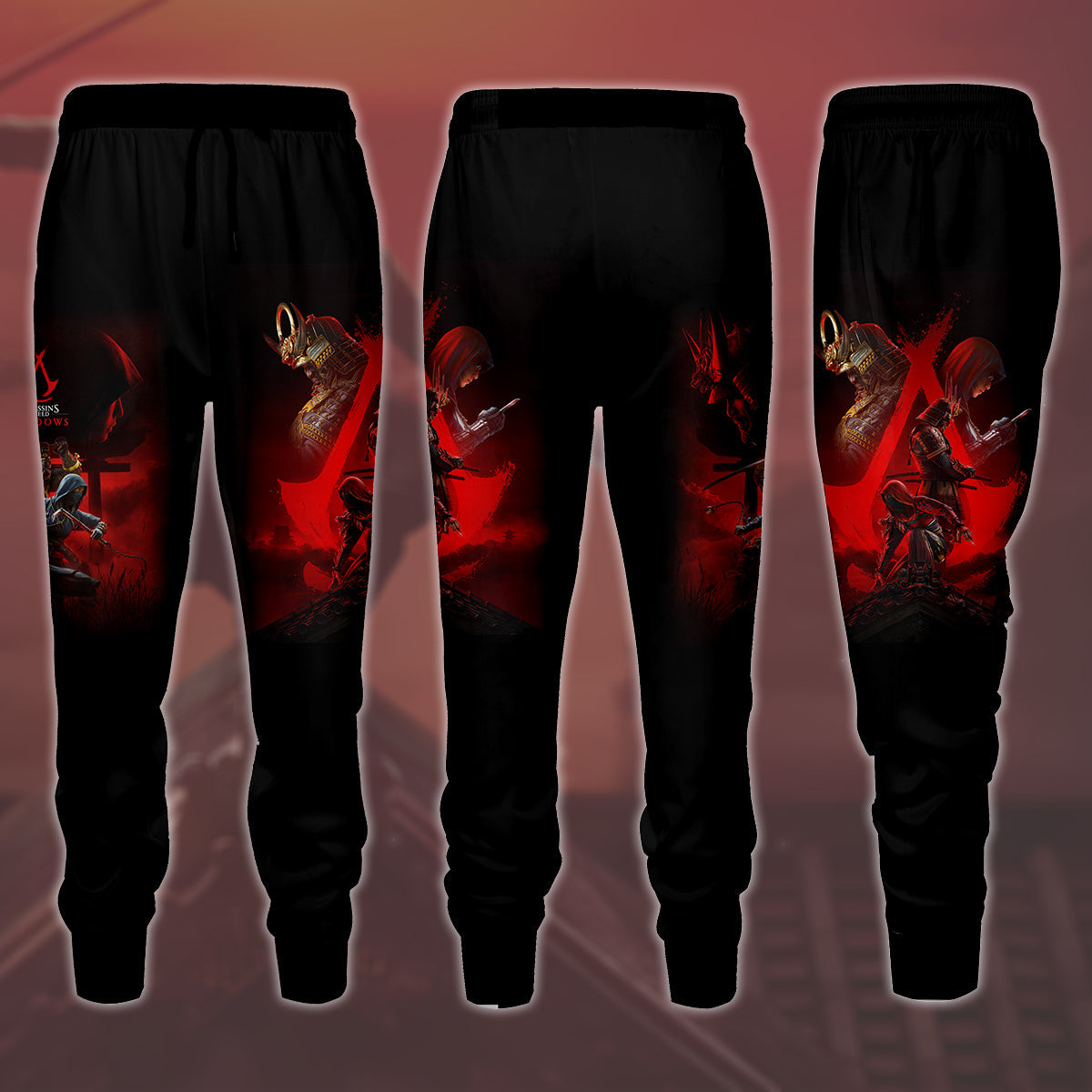 Assassin's Creed Shadows Video Game All Over Printed T-shirt Tank Top Zip Hoodie Pullover Hoodie Hawaiian Shirt Beach Shorts Joggers Joggers S