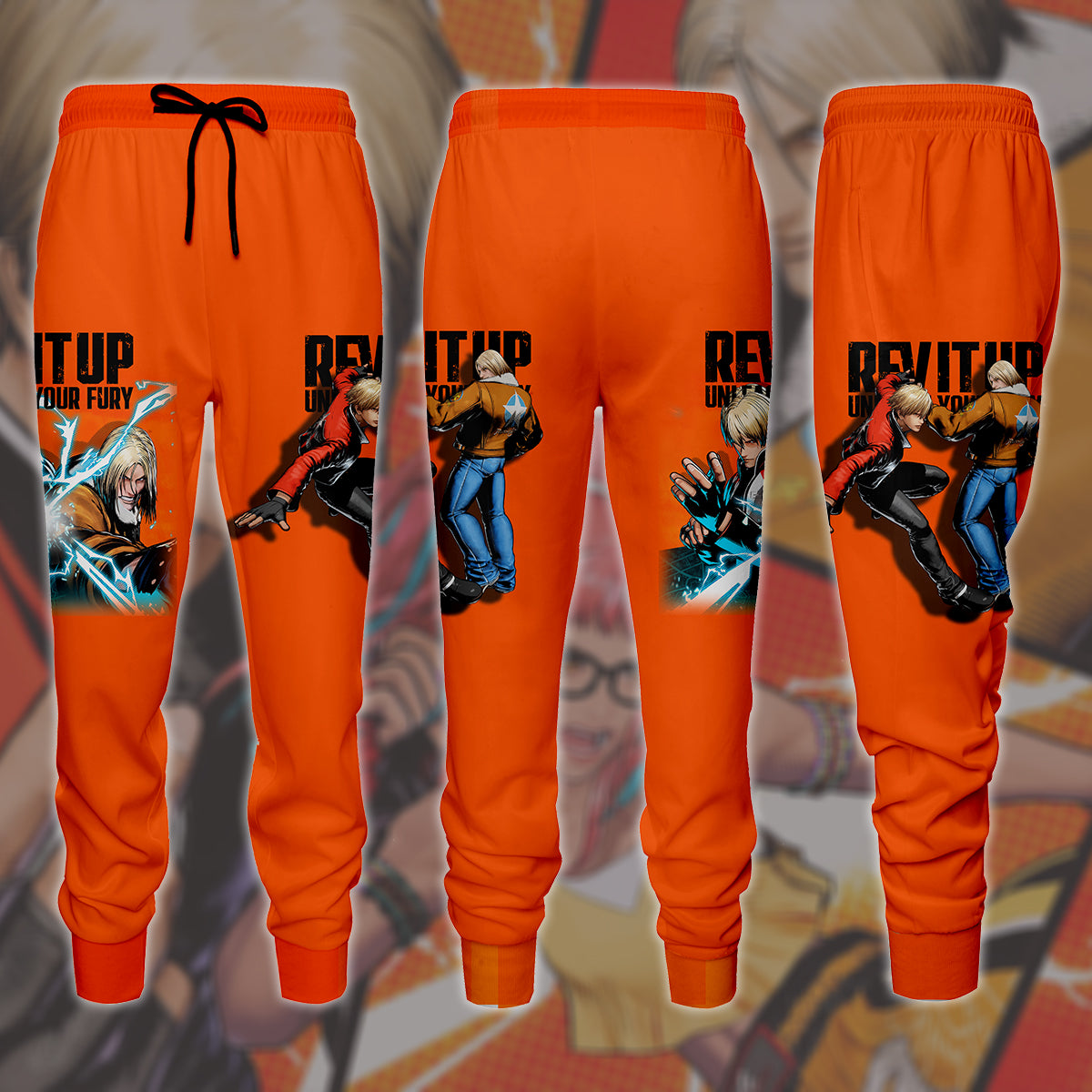 Fatal Fury: City of the Wolves Video Game All Over Printed T-shirt Tank Top Zip Hoodie Pullover Hoodie Hawaiian Shirt Beach Shorts Joggers Joggers S
