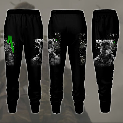Metal Gear Solid: Snake Eater Video Game All Over Printed T-shirt Tank Top Zip Hoodie Pullover Hoodie Hawaiian Shirt Beach Shorts Joggers Joggers S