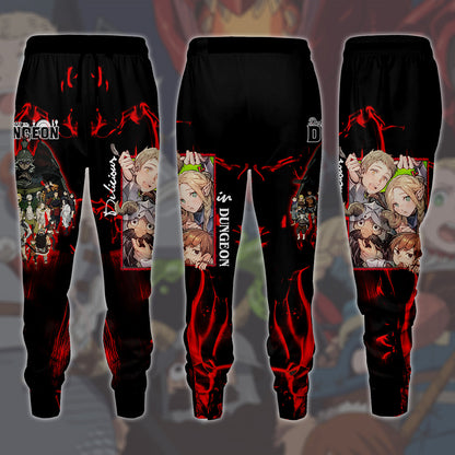 Delicious in Dungeon Anime Manga All Over Printed T-shirt Tank Top Zip Hoodie Pullover Hoodie Hawaiian Shirt Beach Shorts Joggers Joggers