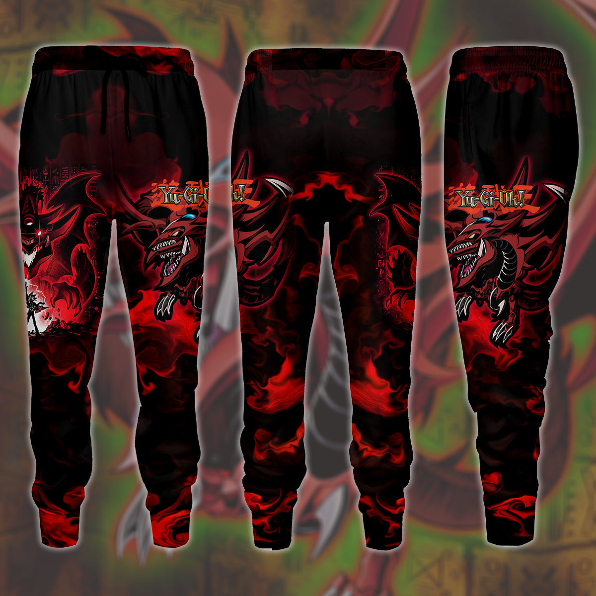 Yu-gi-oh! Slifer the Sky Dragon Video Game All Over Printed T-shirt Tank Top Zip Hoodie Pullover Hoodie Hawaiian Shirt Beach Shorts Joggers Joggers