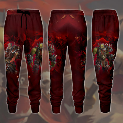 World Of Warcraft Varok Saurfang Video Game All Over Printed T-shirt Tank Top Zip Hoodie Pullover Hoodie Hawaiian Shirt Beach Shorts Joggers Joggers S