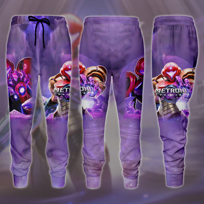 Metroid Prime 4: Beyond Video Game All Over Printed T-shirt Tank Top Zip Hoodie Pullover Hoodie Hawaiian Shirt Beach Shorts Joggers Joggers