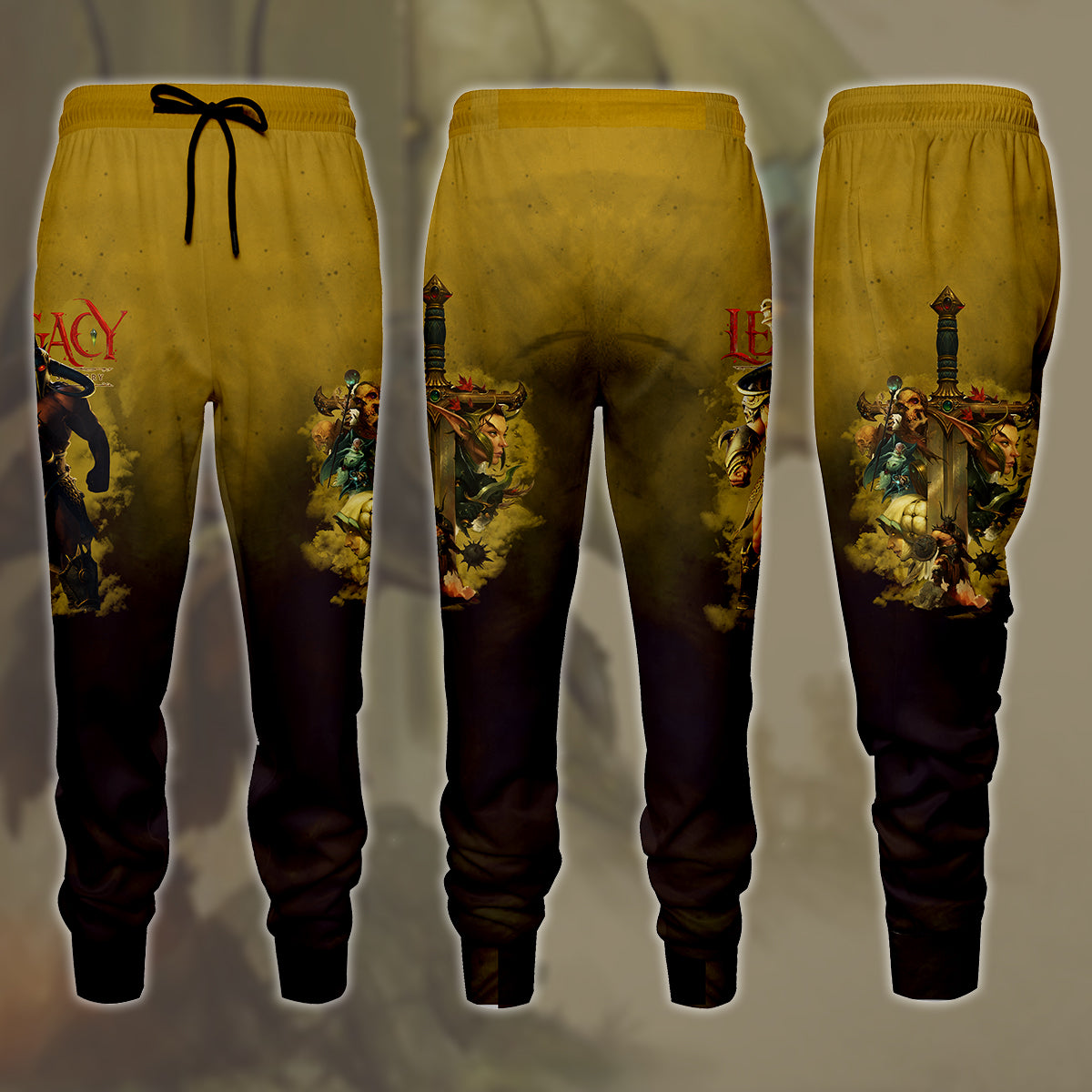 Legacy: Steel & Sorcery Video Game All Over Printed T-shirt Tank Top Zip Hoodie Pullover Hoodie Hawaiian Shirt Beach Shorts Joggers Joggers S