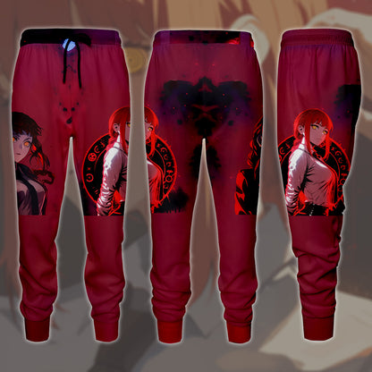 Chainsaw Man Makima Anime Manga All Over Printed T-shirt Tank Top Zip Hoodie Pullover Hoodie Hawaiian Shirt Beach Shorts Joggers Joggers