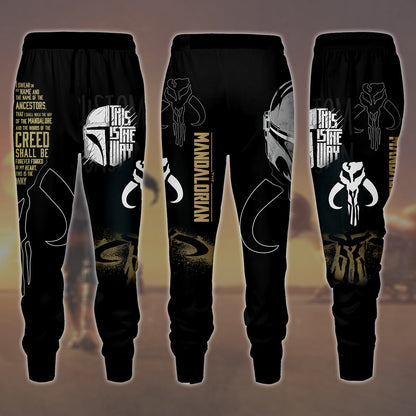 Star Wars The Mandalorian Creed Video Game All Over Printed T-shirt Tank Top Zip Hoodie Pullover Hoodie Hawaiian Shirt Beach Shorts Joggers Joggers