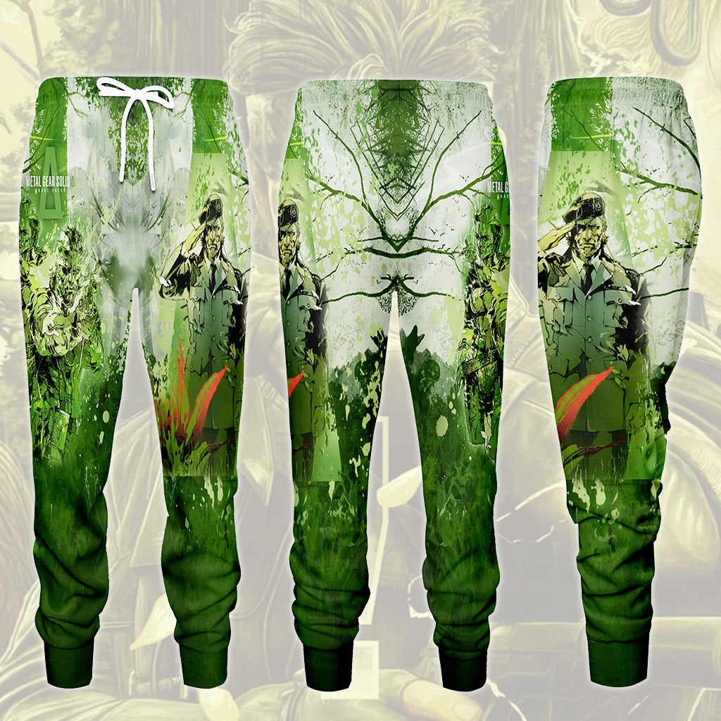 Metal Gear Solid: Snake Eater Video Game All Over Printed T-shirt Tank Top Zip Hoodie Pullover Hoodie Hawaiian Shirt Beach Shorts Joggers Joggers S