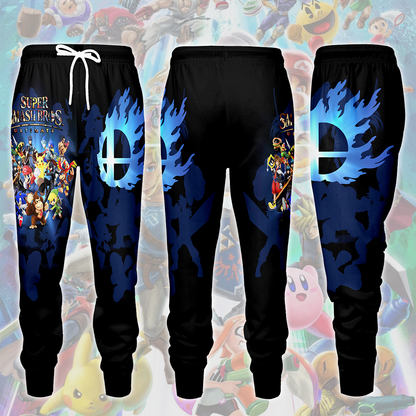 Super Smash Bros. Ultimate Video Game All Over Printed T-shirt Tank Top Zip Hoodie Pullover Hoodie Hawaiian Shirt Beach Shorts Joggers Joggers S