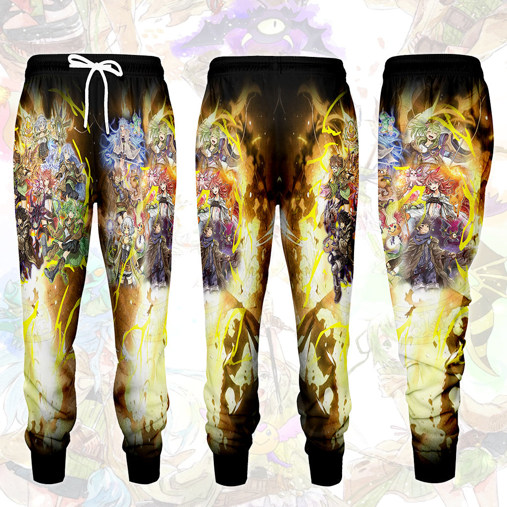 Yu-gi-oh! The Spirit Charmers Video Game All Over Printed T-shirt Tank Top Zip Hoodie Pullover Hoodie Hawaiian Shirt Beach Shorts Joggers Joggers