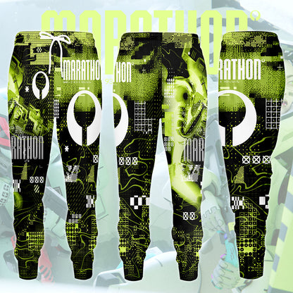 Marathon Video Game All Over Printed T-shirt Tank Top Zip Hoodie Pullover Hoodie Hawaiian Shirt Beach Shorts Joggers Joggers