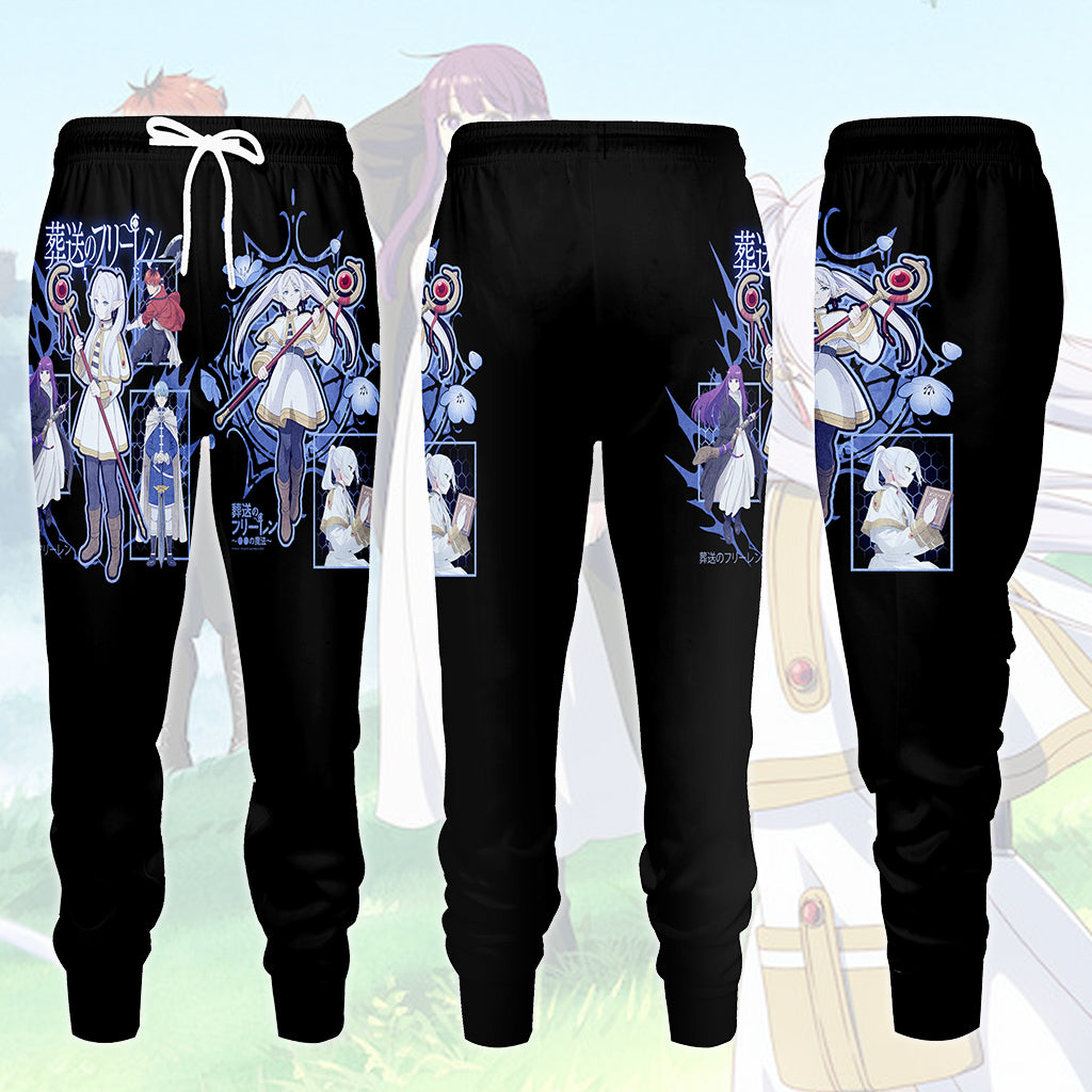 Frieren Anime Manga All Over Printed T-shirt Tank Top Zip Hoodie Pullover Hoodie Hawaiian Shirt Beach Shorts Joggers Joggers