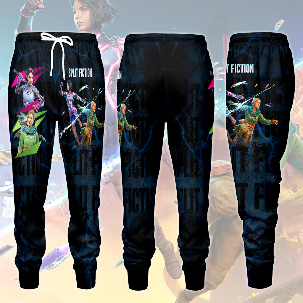 Split Fiction Video Game All Over Printed T-shirt Tank Top Zip Hoodie Pullover Hoodie Hawaiian Shirt Beach Shorts Joggers Joggers S