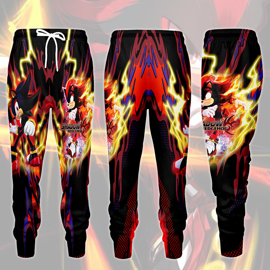 Shadow the Hedgehog (Sonic X) Video Game All Over Printed T-shirt Tank Top Zip Hoodie Pullover Hoodie Hawaiian Shirt Beach Shorts Joggers Joggers S