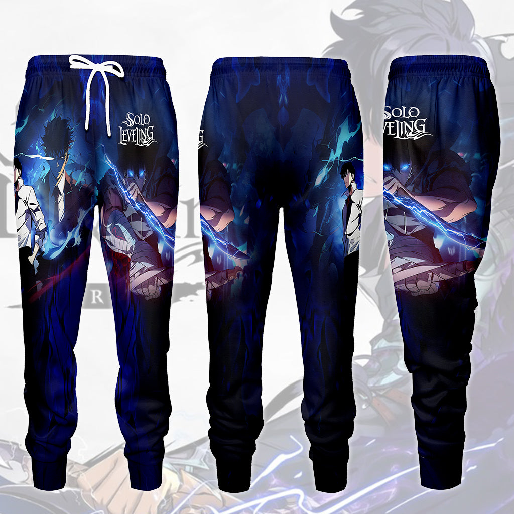 Solo Leveling Anime All Over Printed T-shirt Tank Top Zip Hoodie Pullover Hoodie Hawaiian Shirt Beach Shorts Joggers Joggers S