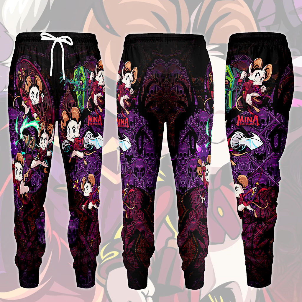 Mina the Hollower Video Game All Over Printed T-shirt Tank Top Zip Hoodie Pullover Hoodie Hawaiian Shirt Beach Shorts Joggers Joggers