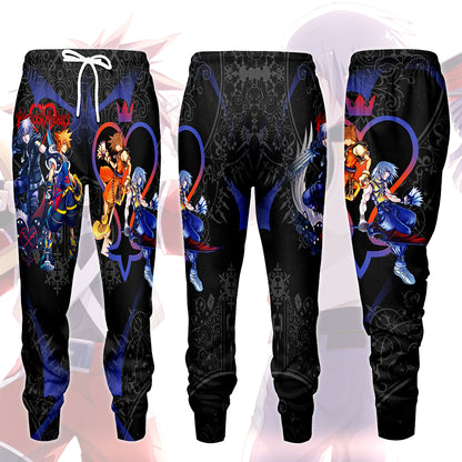 Kingdom Hearts Sora and Riku Video Game All Over Printed T-shirt Tank Top Zip Hoodie Pullover Hoodie Hawaiian Shirt Beach Shorts Joggers Joggers S