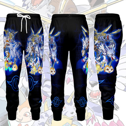 Digimon Gabumon Evolution Video Game All Over Printed T-shirt Tank Top Zip Hoodie Pullover Hoodie Hawaiian Shirt Beach Shorts Joggers Joggers S