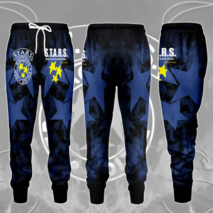 Resident Evil S.T.A.R.S. Alpha Team Video Game All Over Printed T-shirt Tank Top Zip Hoodie Pullover Hoodie Hawaiian Shirt Beach Shorts Joggers Joggers