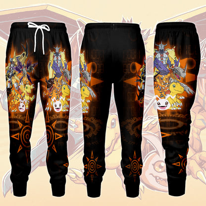 Digimon Agumon Evolution Video Game All Over Printed T-shirt Tank Top Zip Hoodie Pullover Hoodie Hawaiian Shirt Beach Shorts Joggers Joggers S