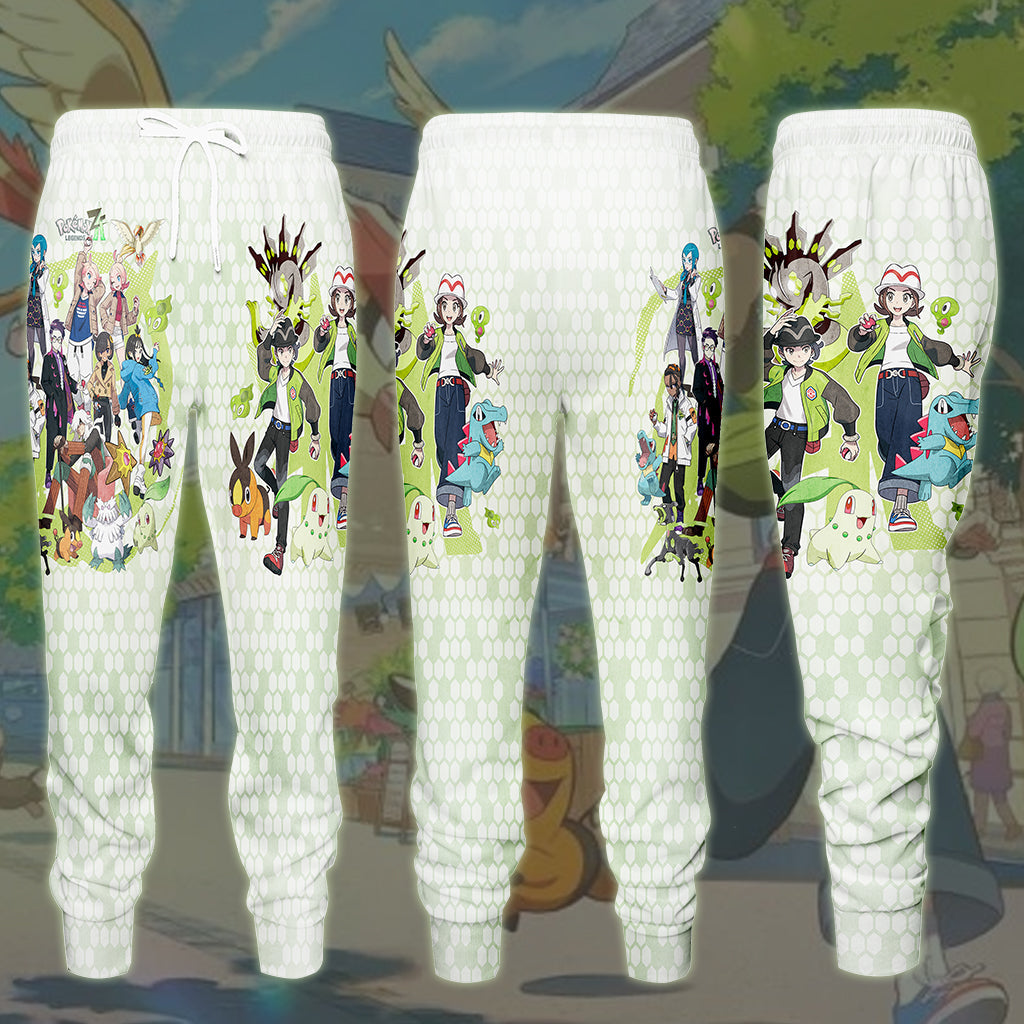 Pokemon Legends Z-A Video Game All Over Printed T-shirt Tank Top Zip Hoodie Pullover Hoodie Hawaiian Shirt Beach Shorts Joggers Joggers